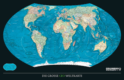 COLUMBUS GEO Weltkarte