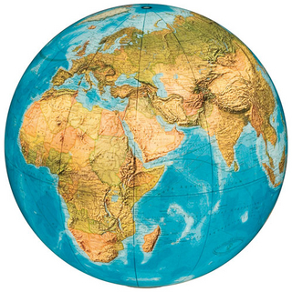 Columbus Indoor-Globen, Earthball Duo, 40 cm Durchmesser