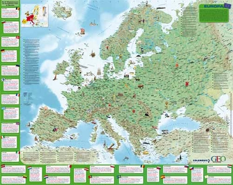 COLUMBUS GEOlino Europakarte