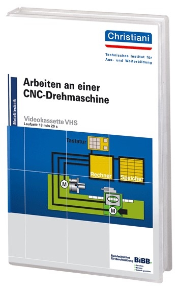 Arbeiten an einer CNC-Drehmaschine