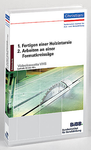 Fertigen einer Holzintarsie - Arbeiten an einer Formatkreissäge