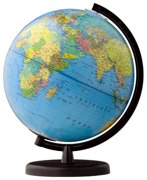 Terra Leuchtglobus (politisch/physisch)