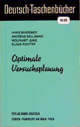 Optimale Versuchsplanung - Hans Bandemer