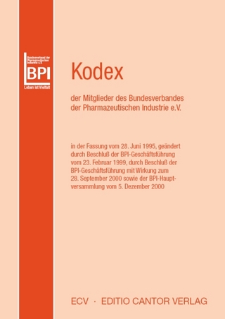 Kodex der Mitglieder des Bundesverbandes der Pharmazeutischen Industrie e.V.
