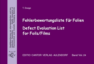 Fehlerbewertungsliste für Folien