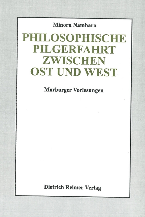Philosophische Pilgerfahrt - Minoru Nambara