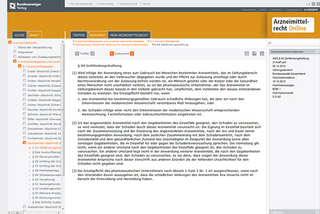 Arzneimittelrecht Online