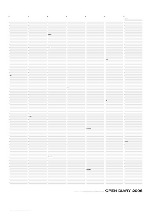 Open Diary 2006 - Michael Volkmer