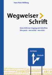 Wegweiser Schrift