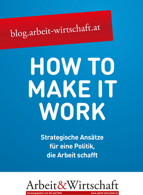 How to make it work - Rainer Eppel, Georg Feigl, Walter Gagawczuk, Sebastian Gechert, Susanne Haslinger, Philipp Heimberger, Silvia Hofbauer, Manfred Krenn, Silvia Kuba, Ilse Leidl-Krapfenbauer, Doris Lutz, Helmut Mahringer, Markus Marterbauer, Wolfgang Panh&ouml;lzl, Sybille Pirklbauer, Christa Schlager, Dennis Tamesberger, Norbert Templ