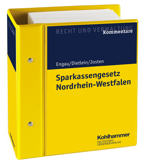 Sparkassengesetz Nordrhein-Westfalen - Herwigh Engau, Johannes Dietlein, Ralf Josten, Christof Sommer