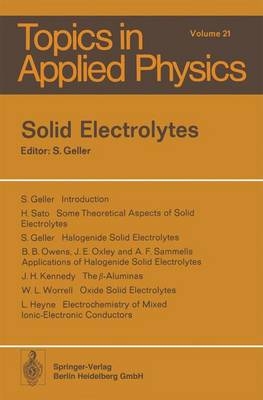 Solid Electrolytes - 