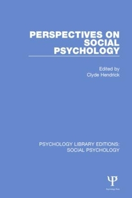 Perspectives on Social Psychology - 