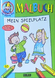 Mal- und Spielbuch mit König Flo, Band 5: Malbuch Spielplatz