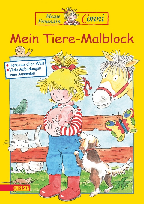 Conni Gelbe Reihe: Mein Tiere-Malblock - Hanna S&ouml;rensen