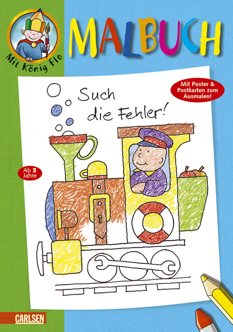 Mal- und Spielbuch mit K&ouml;nig Flo, Band 14: Such die Fehler - Ulrich Velte