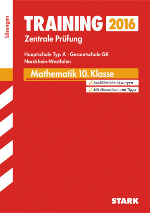 Training Zentrale Prüfung Hauptschule Typ A NRW - Mathematik Lösungen