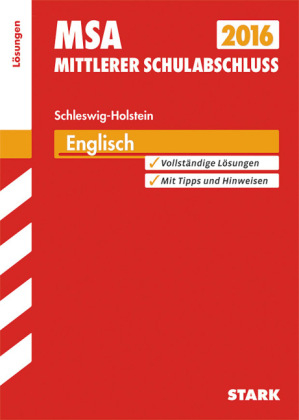 Mittlerer Schulabschluss Schleswig-Holstein - Englisch Lösungen