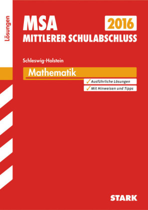 Mittlerer Schulabschluss Schleswig-Holstein - Mathematik Lösungen