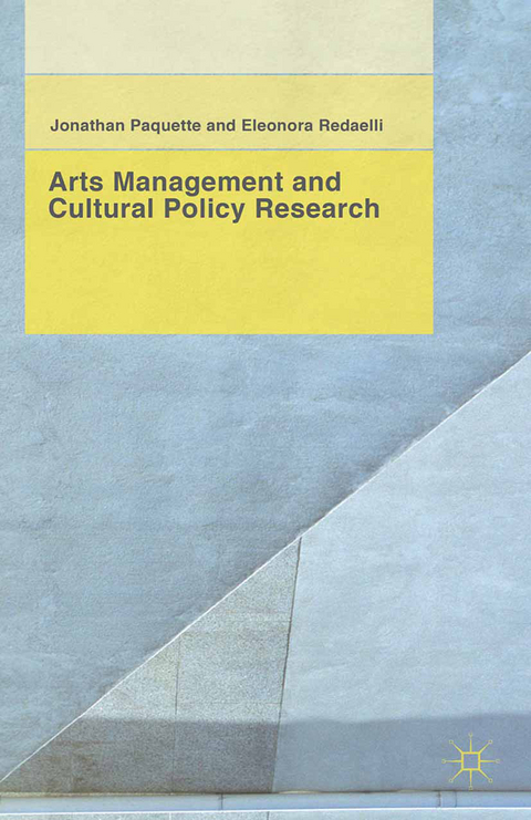 Arts Management and Cultural Policy Research - J. Paquette, E. Redaelli