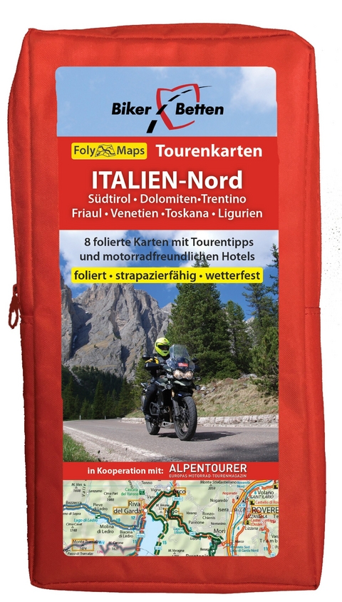 Tourenkarten Set Italien Nord (FolyMaps)