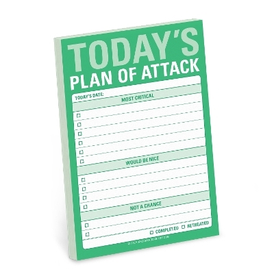 Knock Knock Today`s Plan of Attack Great Big Stickies - 