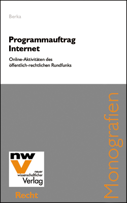 Programmauftrag Internet - Walter Berka