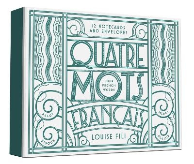 Quatre Mots Francais Notecards - Louise Fili
