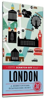 City Scratch-Off Map: London