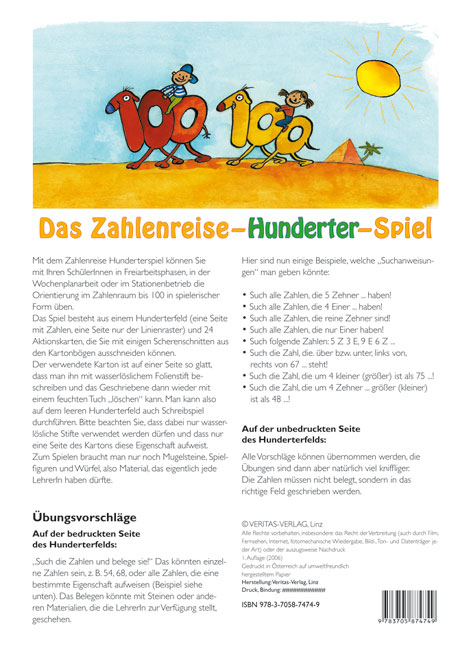 Das Zahlenreise Hunderterspiel - Edith Brunner