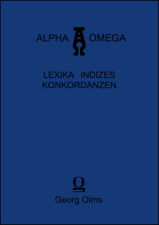 Lexika Indizes Konkordanzen