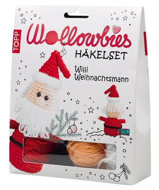 Wollowbies Häkelset Willi Weihnachtsmann