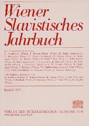 Wiener Slavistisches Jahrbuch / Wiener Slavistisches Jahrbuch