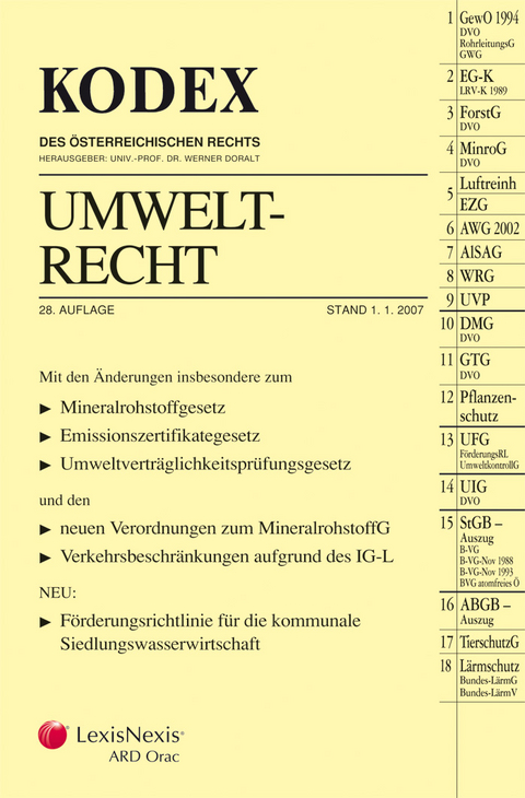 KODEX Umweltrecht - 