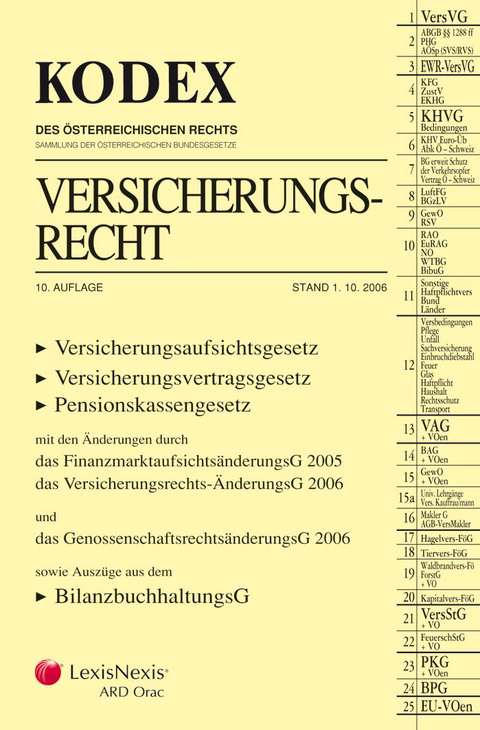 KODEX Versicherungsrecht - 
