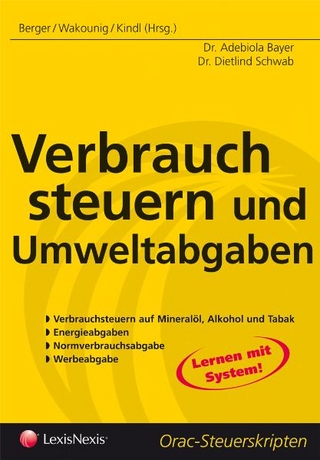 Steuerrecht - Verbrauchsteuern und Umweltabgaben