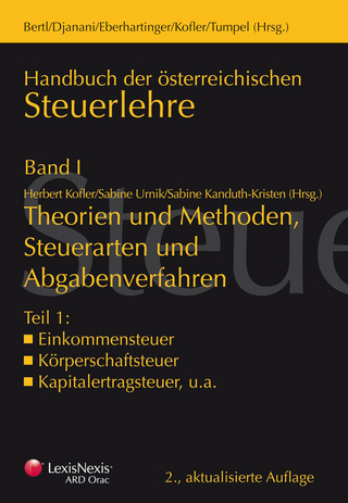 Handbuch der Österreichischen Steuerlehre / Handbuch der österreichischen Steuerlehre Band I/Teil 1