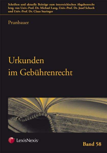 Urkunden im Geb&uuml;hrenrecht - Lucas Prunbauer