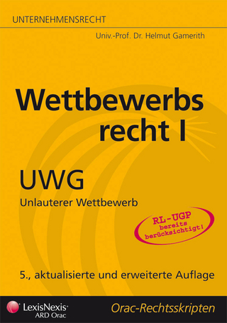 Handelsrecht - Wettbewerbsrecht I - UWG