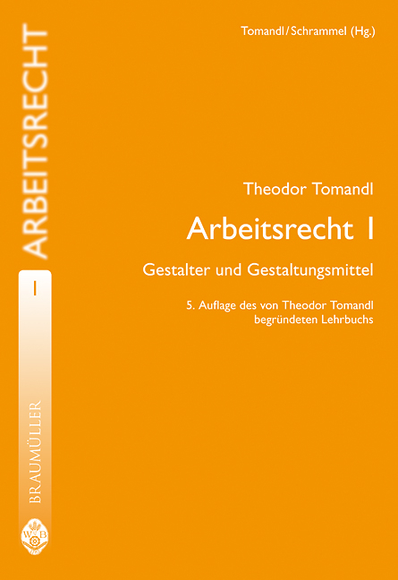 Arbeitsrecht - Theodor Tomandl, Walter Schrammel