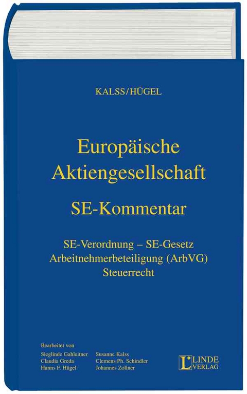 Europ&auml;ische Aktiengesellschaft (Societas Europaea SE) - 