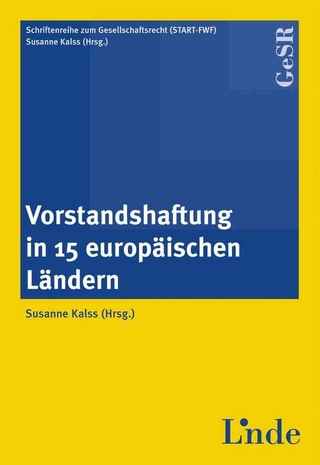 Vorstandshaftung in 15 europäischen Ländern