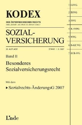 Kodex Sozialversicherung. Band II: Besonderes Sozialversicherungsrecht
