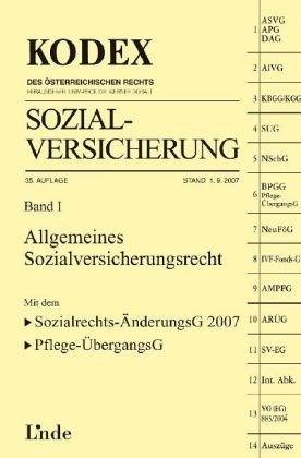 Kodex Sozialversicherung. Band I: Allgemeines Sozialversicherungsrecht