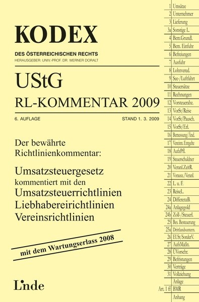 KODEX UStG-Richtlinienkommentar - 