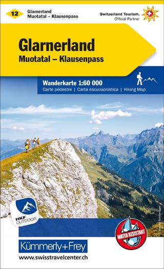 Kümmerly+Frey Wanderkarte 12 Glarnerland 1:60.000