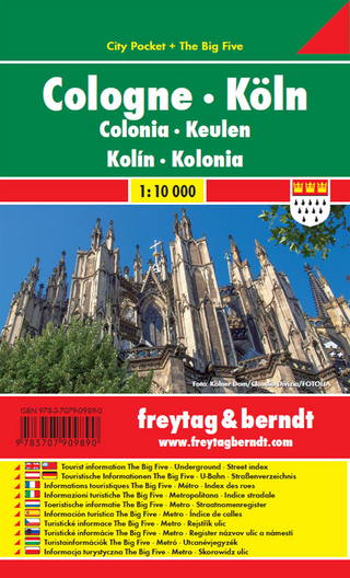 Köln, Stadtplan 1:10.000, City Pocket + The Big Five