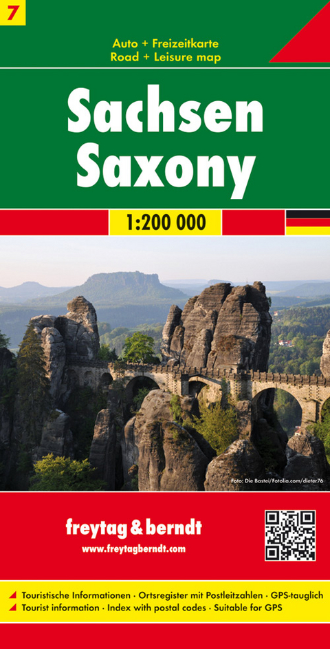 Sachsen, Autokarte 1:200.000 - 