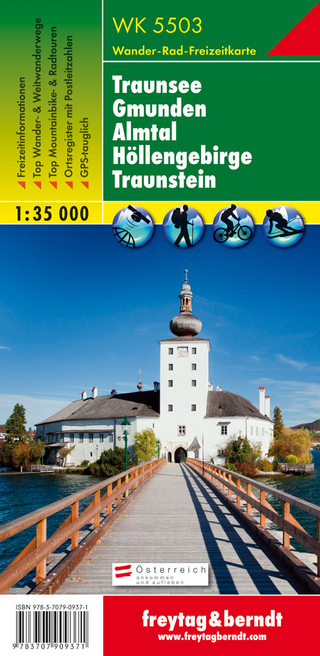 WK 5503 Traunsee - Gmunden - Almtal- Höllengebirge - Traunstein, Wanderkarte 1:35.000
