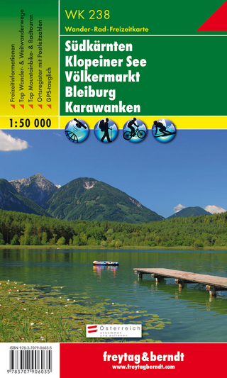 WK 238 Südkärnten - Klopeiner See - Völkermarkt - Bleiburg - Karawanken, Wanderkarte 1:50.000